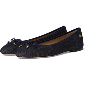 imageLauren Ralph Lauren Womens Jayna Denim Flats BalletDark Denim