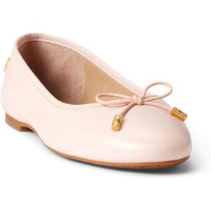 imageLauren Ralph Lauren Womens Jayna Nappa Leather Flat BalletPale Pink