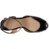 imageLauren Ralph Lauren Womens Kyla CrocodileEmbossed Leather SandalBlack