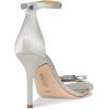 imageLauren Ralph Lauren Womens Allie BowTrim Satin SandalSilverVelvet Stones