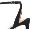 imageLauren Ralph Lauren Womens Kyla Embellished Suede SandalBlack