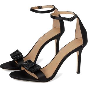 imageLauren Ralph Lauren Womens Allie BowTrim Satin SandalBlackJet Stones