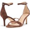 imageLauren Ralph Lauren Womens Allie MidHeel Suede Sandal HeeledDark Hickory