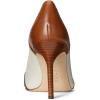 imageLauren Ralph Lauren Womens Lynden Nappa ampamp Burnished Leather PumpDeep Saddle Tan
