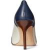 imageLauren Ralph Lauren Womens Lynden Nappa ampamp Burnished Leather PumpFrench Navy