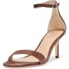 imageLauren Ralph Lauren Womens Allie MidHeel Suede Sandal HeeledDark Hickory