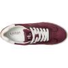 imageLauren Ralph Lauren Womens Dani Perforated Suede SneakersDrk GarnetDrk GarnetSnw Wht