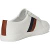 imageLauren Ralph Lauren Womens Janson Ii Leather SneakersSnw WhtLauren NavyLauren Tan