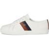 imageLauren Ralph Lauren Womens Janson Ii Leather SneakersSnw WhtLauren NavyLauren Tan