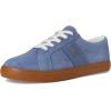 imageLauren Ralph Lauren Womens Janson Ii Suede ampamp Nappa Leather SneakersCapri Blue