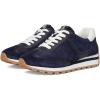 imageLauren Ralph Lauren Womens Dani Perforated Suede SneakersLrn NavyLrn NavySnw Wht