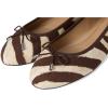 imageLauren Ralph Lauren Womens Jayna ZebraPrint Canvas Flats BalletZebraDark Hickory