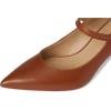 imageLauren Ralph Lauren Womens Lanette Calfskin Mary Jane Pumps FlatLauren Tan