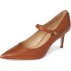 imageLauren Ralph Lauren Womens Lanette Calfskin Mary Jane Pumps FlatLauren Tan