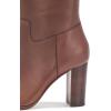 imageLauren Ralph Lauren Womens Page II Burnished Leather Tall BootDark Mahogany
