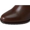 imageLauren Ralph Lauren womens Collins Calfskin Bootie HeelDark Hickory