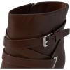 imageLauren Ralph Lauren womens Collins Calfskin Bootie HeelDark Hickory
