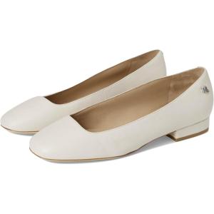 imageLauren Ralph Lauren Womens Emellie Nappa Leather Ballet FlatSoft White