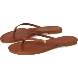 imageLauren Ralph Lauren Womens Raquel Leather FlipFlopLauren Tan