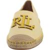 imageLauren Ralph Lauren Womens Cameryn Iii Canvas ampamp Leather EspadrilleNtrlLemon DffdlLemon Dffdl