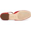 imageLauren Ralph Lauren Womens Emellie Suede Mary Jane FlatBright Vermilion