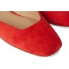 imageLauren Ralph Lauren Womens Emellie Suede Mary Jane FlatBright Vermilion