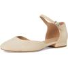 imageLauren Ralph Lauren Womens Emellie Suede Mary Jane FlatSand Dune