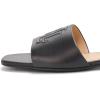 imageLauren Ralph Lauren Womens Everley Calfskin Slide SandalsBlack