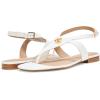 imageLauren Ralph Lauren Womens Everley Nappa Leather SandalsWhite
