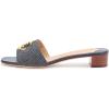 imageLauren Ralph Lauren Womens Fay AnchorLogo CrossDyed Canvas SandalRefined Navy