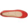 imageLauren Ralph Lauren Womens Jayna Nappa Leather Flats BalletBright Vermilion