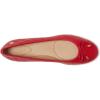 imageLauren Ralph Lauren Womens Jayna Stitched Leather FlatFestive RedFestive Red