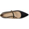imageLauren Ralph Lauren Womens Londyn MetallicTrim Leather Mary Jane FlatBlackAntique Gold
