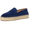 imageLauren Ralph Lauren Womens Luize Suede Loafer EspadrilleRefined Navy