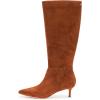 imageLauren Ralph Lauren Womens McKay Suede Tall Boot Heel Knee HighLauren Tan