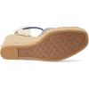 imageLauren Ralph Lauren Womens Robby Striped Canvas ampamp Jute Espadrille Wedge SandalRefined NavyNaturalRefined NavyNatural