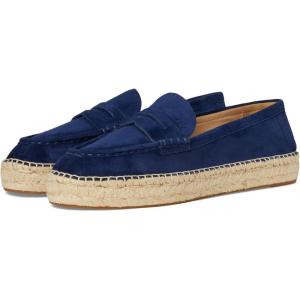 imageLauren Ralph Lauren Womens Luize Suede Loafer EspadrilleRefined Navy