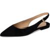 imageLauren Ralph Lauren Womens Londyn Suede Slingback Flat SandalBlack
