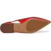 imageLauren Ralph Lauren Womens Londyn Suede Slingback Flat SandalBright Vermilion
