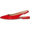 imageLauren Ralph Lauren Womens Londyn Suede Slingback Flat SandalBright Vermilion
