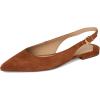 imageLauren Ralph Lauren Womens Londyn Suede Slingback Flat SandalLauren Tan