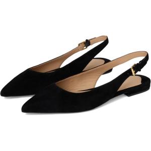 imageLauren Ralph Lauren Womens Londyn Suede Slingback Flat SandalBlack