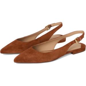 imageLauren Ralph Lauren Womens Londyn Suede Slingback Flat SandalLauren Tan