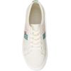 imageLAUREN Ralph Lauren Womens Janson Ii SneakerBallet FlatSoft WhiteSoft LaurelPink Opal
