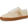 imageLauren Ralph Lauren Womens Janson II Suede ampamp Nappa Leather SneakersSand Dune