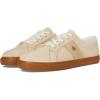 imageLauren Ralph Lauren Womens Janson II Suede ampamp Nappa Leather SneakersSand Dune