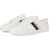 imageLauren Ralph Lauren Womens Janson Ii ColorBlocked Leather SneakersSnow WhiteBlackSand Dune