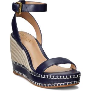 imageLauren Ralph Lauren Womens Hilarie Espadrille Wedge SandalRefined Navy