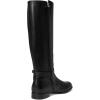 imageLauren Ralph Lauren womens Brooke II Burnished Leather Tall BootBlack