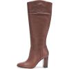imageLauren Ralph Lauren womens Page II Burnished Leather Tall BootDark Mahogany